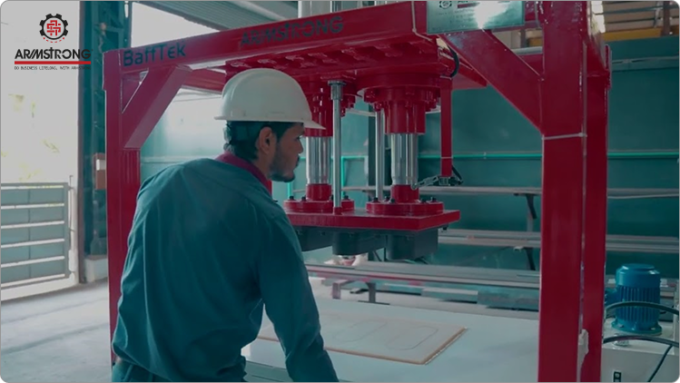 FIBC Baffle Punch Machine | Armstrong