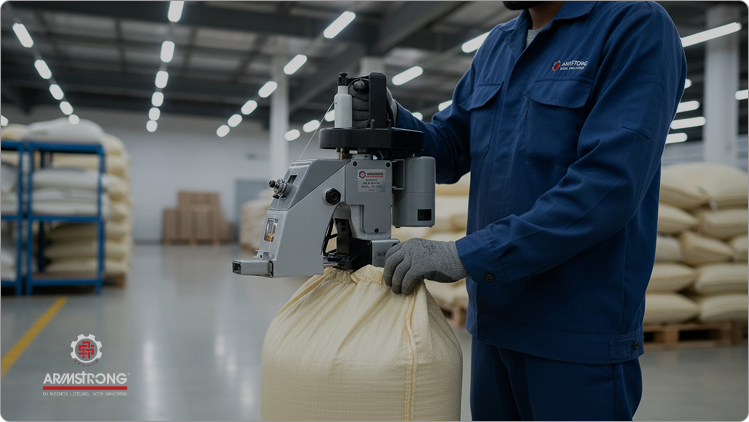 ST-7DA Portable Bag Closer Machine