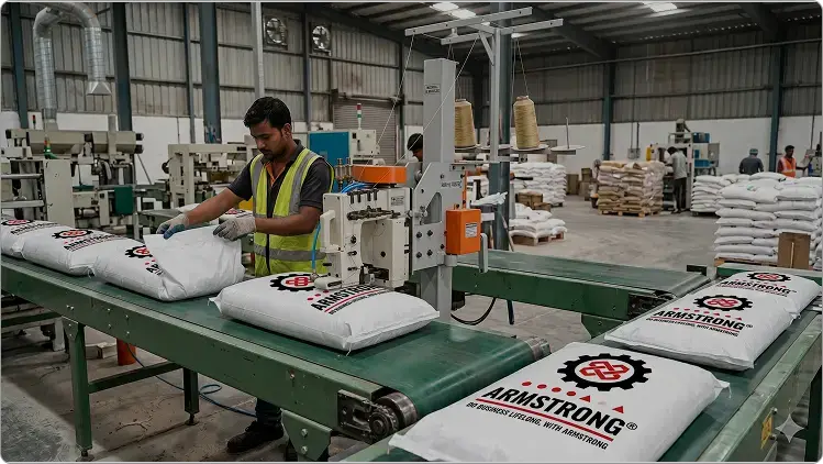 Pedestal Column Bag Closing Machine AS 800/802