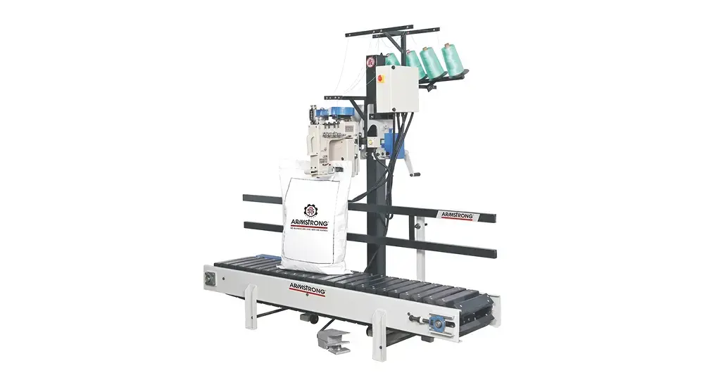 Heavy Duty Bag Closing Machine with Column & Conveyor AS802